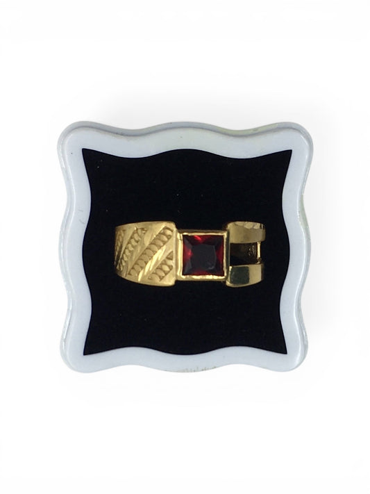 CRIMSON MONARCH MEN'S RING