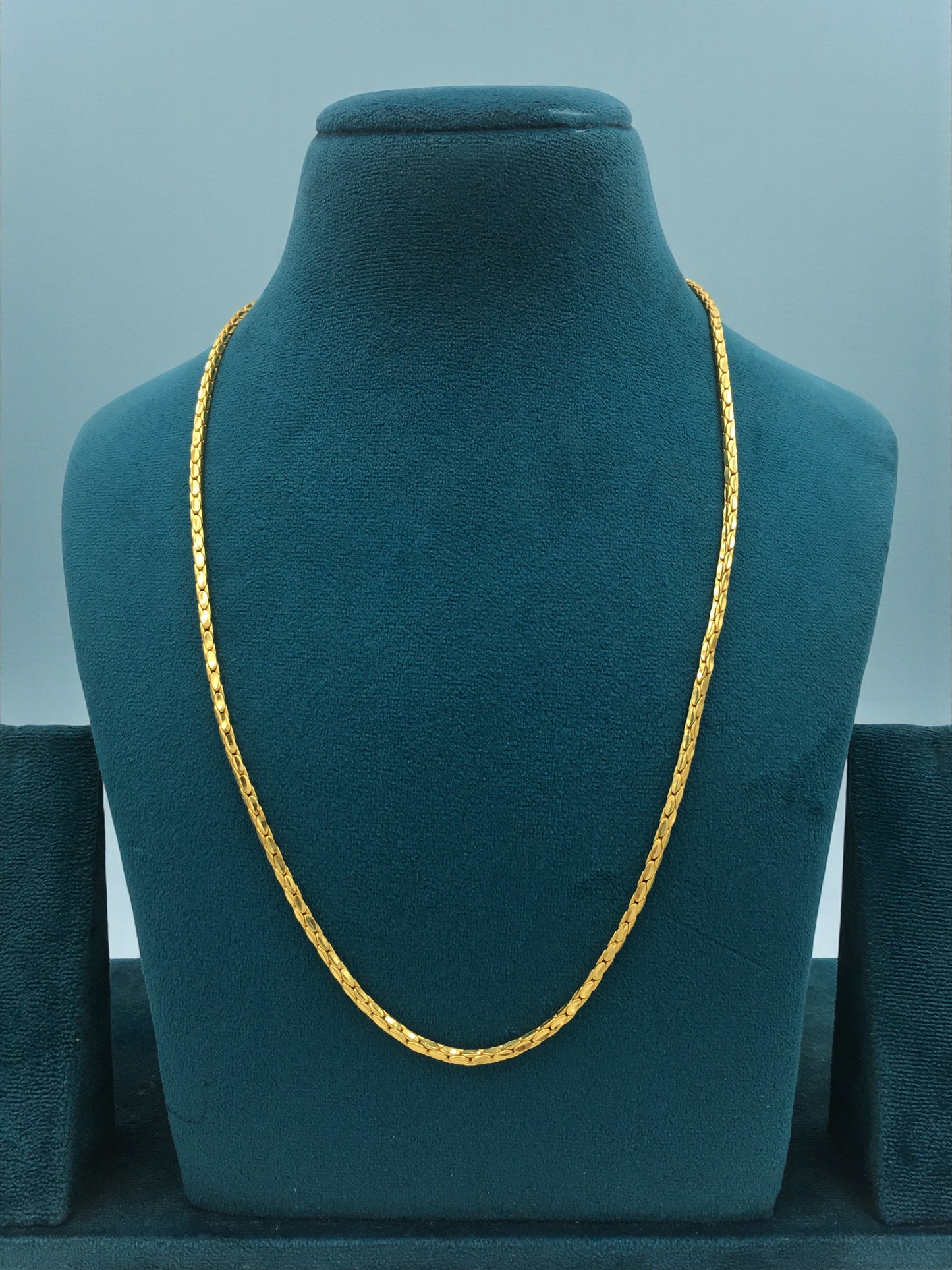 ORBIT PETAL FORMING GOLD MEN'S CHAIN