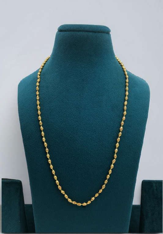 DIVINE TULSI MICRO GOLD PLATED MALA FOR MEN & WOMEN