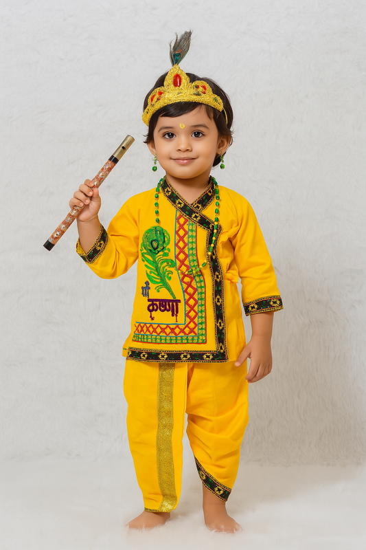 TRADITIONAL KANHA OUTFIT FOR TODDLERS – JANMASHTAMI SPECIAL
