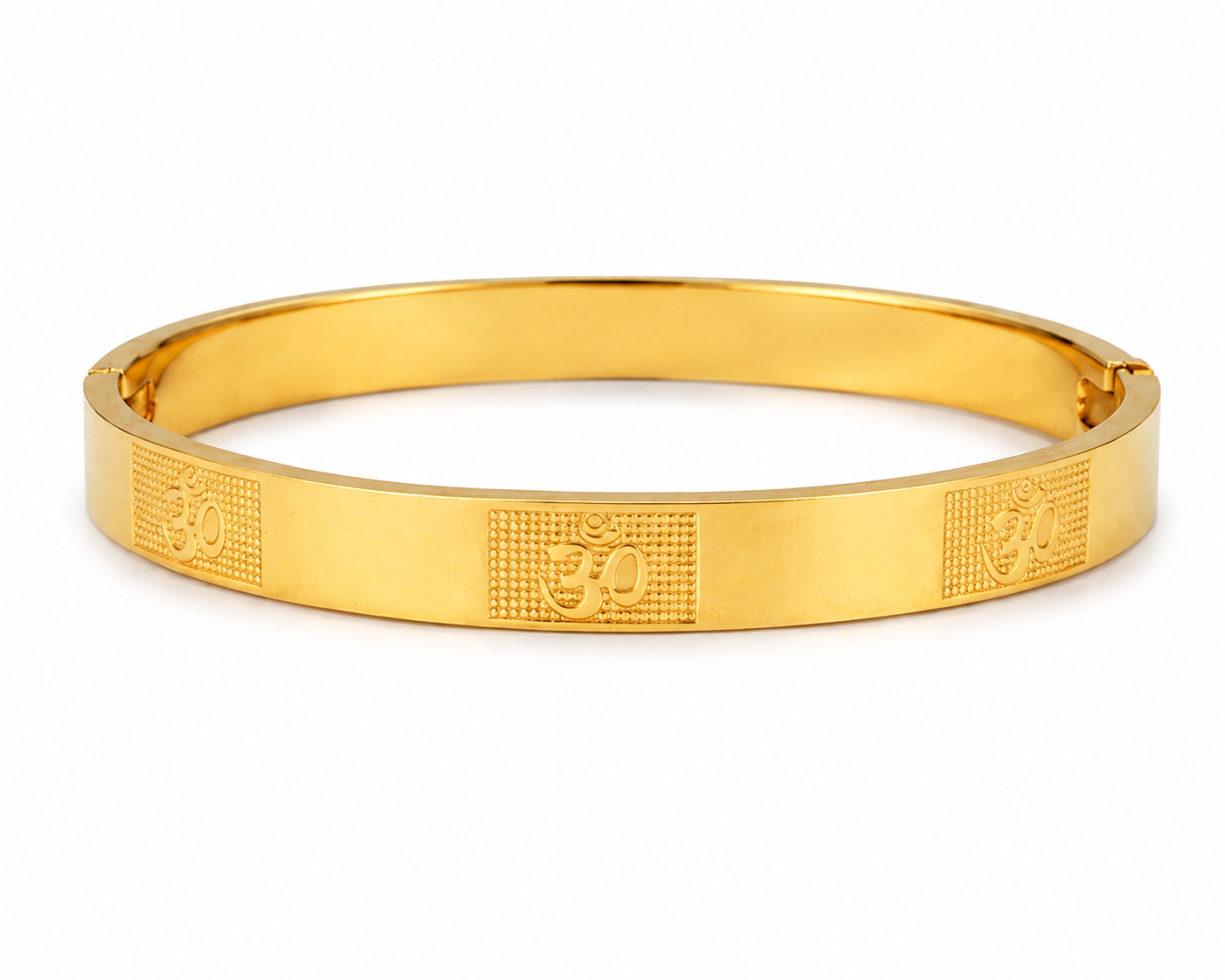 OM SYMBOL MICRO GOLD MEN’S KADA