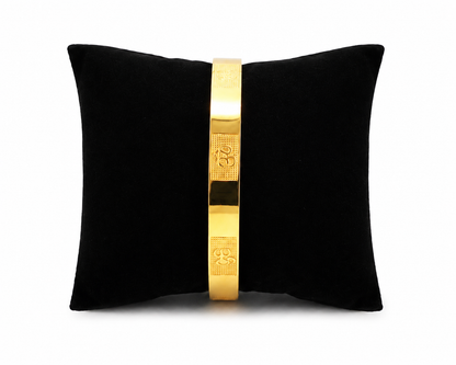 OM SYMBOL MICRO GOLD MEN’S KADA