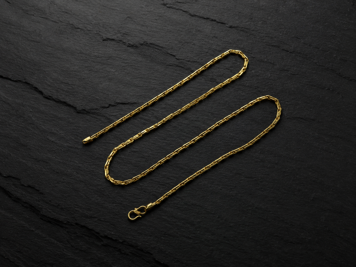 VEER VAJRA MICRO GOLD PLATED GOLD CHAIN FOR MEN | PREMIUM BRASS MEN'S CHAIN