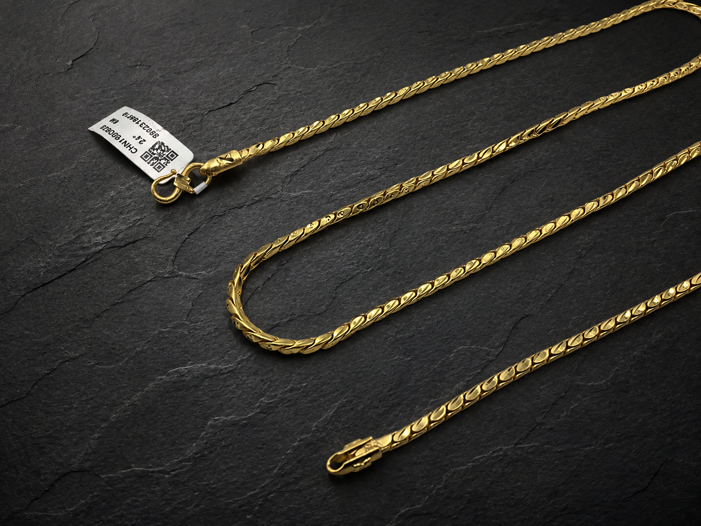 AURIC NAKSH MICRO GOLD PLATED GOLD CHAIN FOR MEN | PREMIUM BRASS MEN'S CHAIN