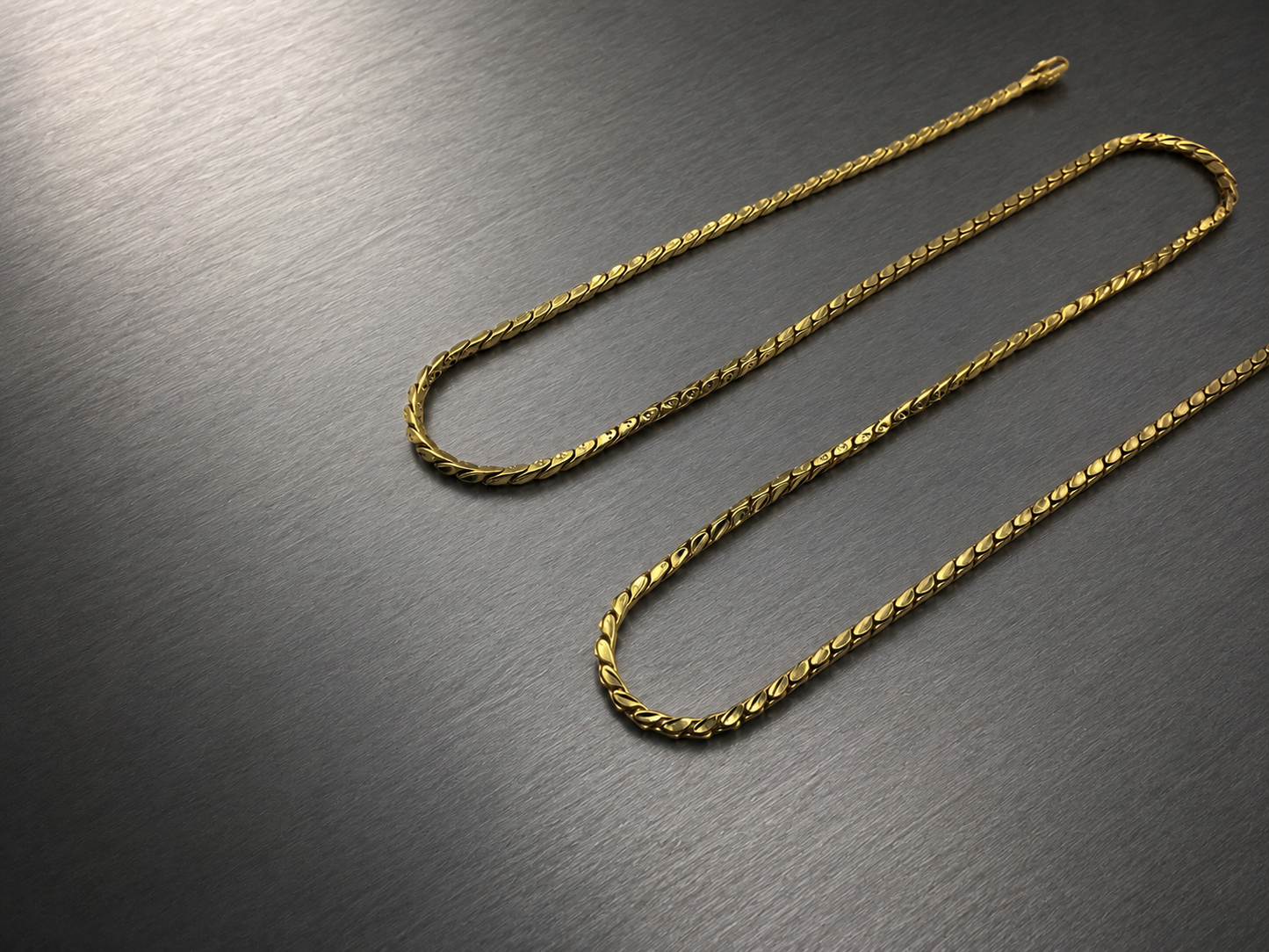 AURIC NAKSH MICRO GOLD PLATED GOLD CHAIN FOR MEN | PREMIUM BRASS MEN'S CHAIN