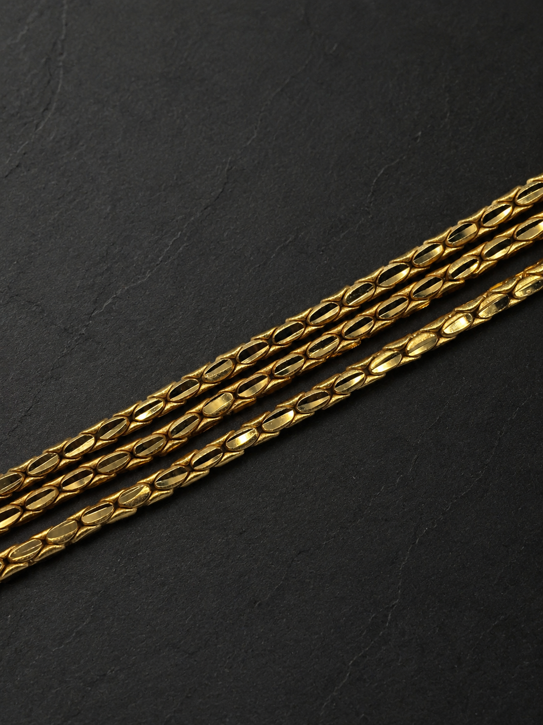 ELITE OVAL LINK MICRO GOLD PLATED GOLD CHAIN FOR MEN | PREMIUM BRASS OVAL LINK CHAIN