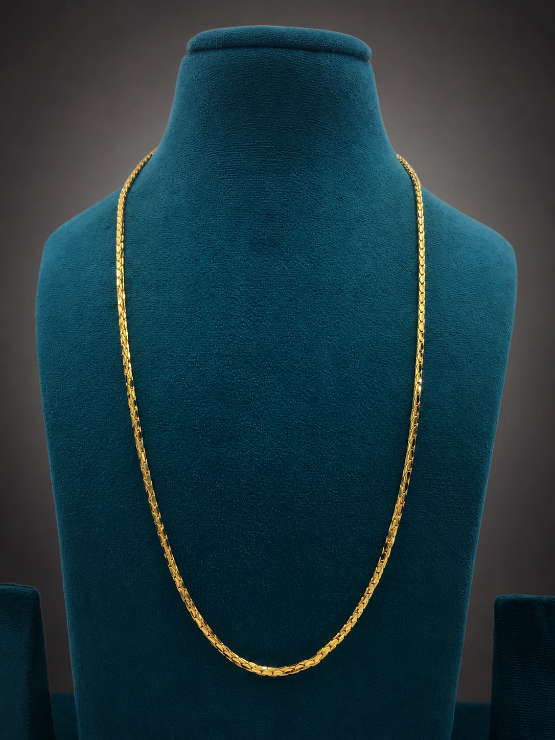 ELITE OVAL LINK MICRO GOLD PLATED GOLD CHAIN FOR MEN | PREMIUM BRASS OVAL LINK CHAIN