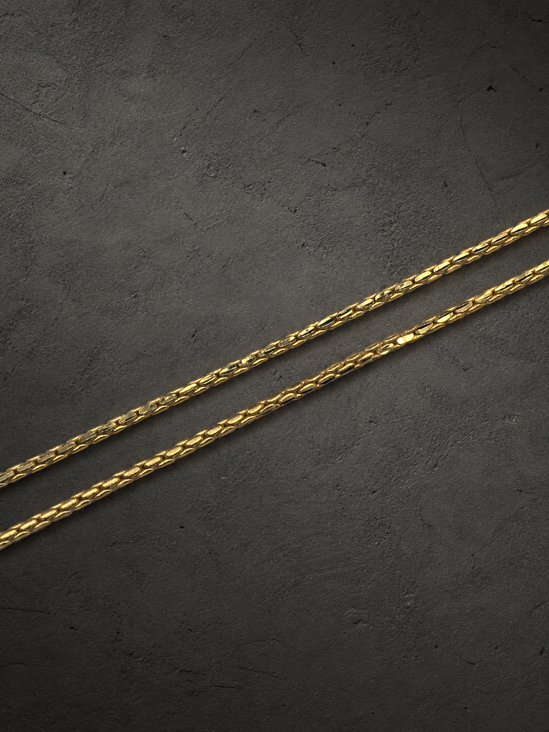 CROWN BRAID MICRO GOLD PLATED GOLD CHAIN FOR MEN | PREMIUM BRASS BRAIDED CHAIN