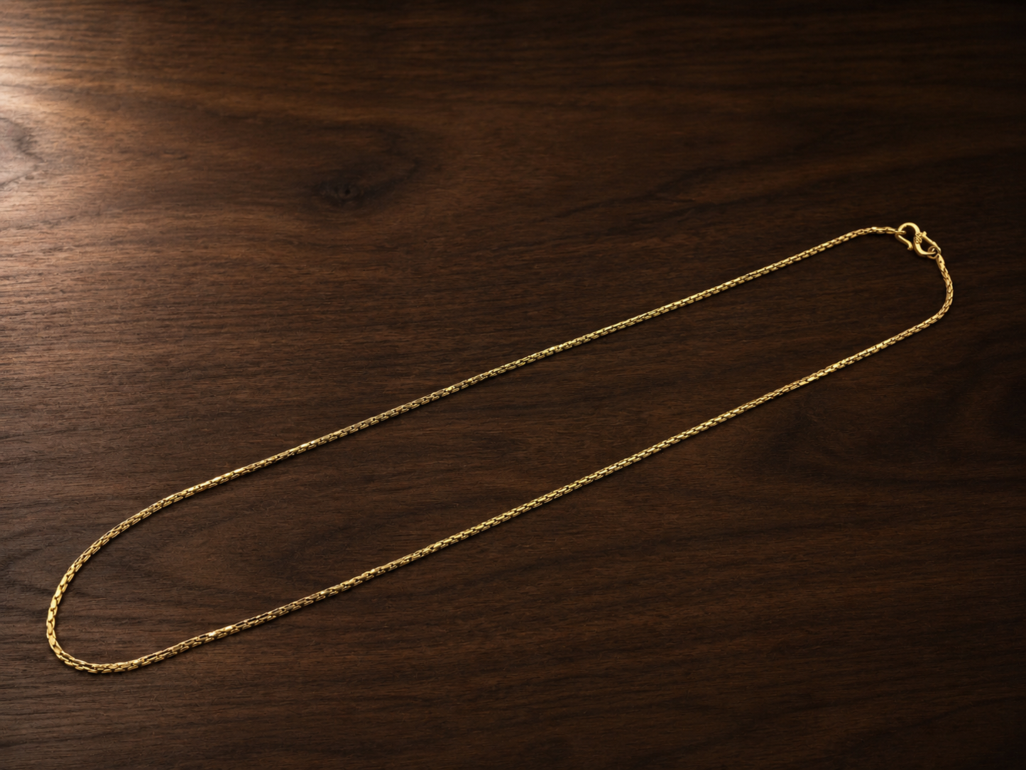 CROWN BRAID MICRO GOLD PLATED GOLD CHAIN FOR MEN | PREMIUM BRASS BRAIDED CHAIN