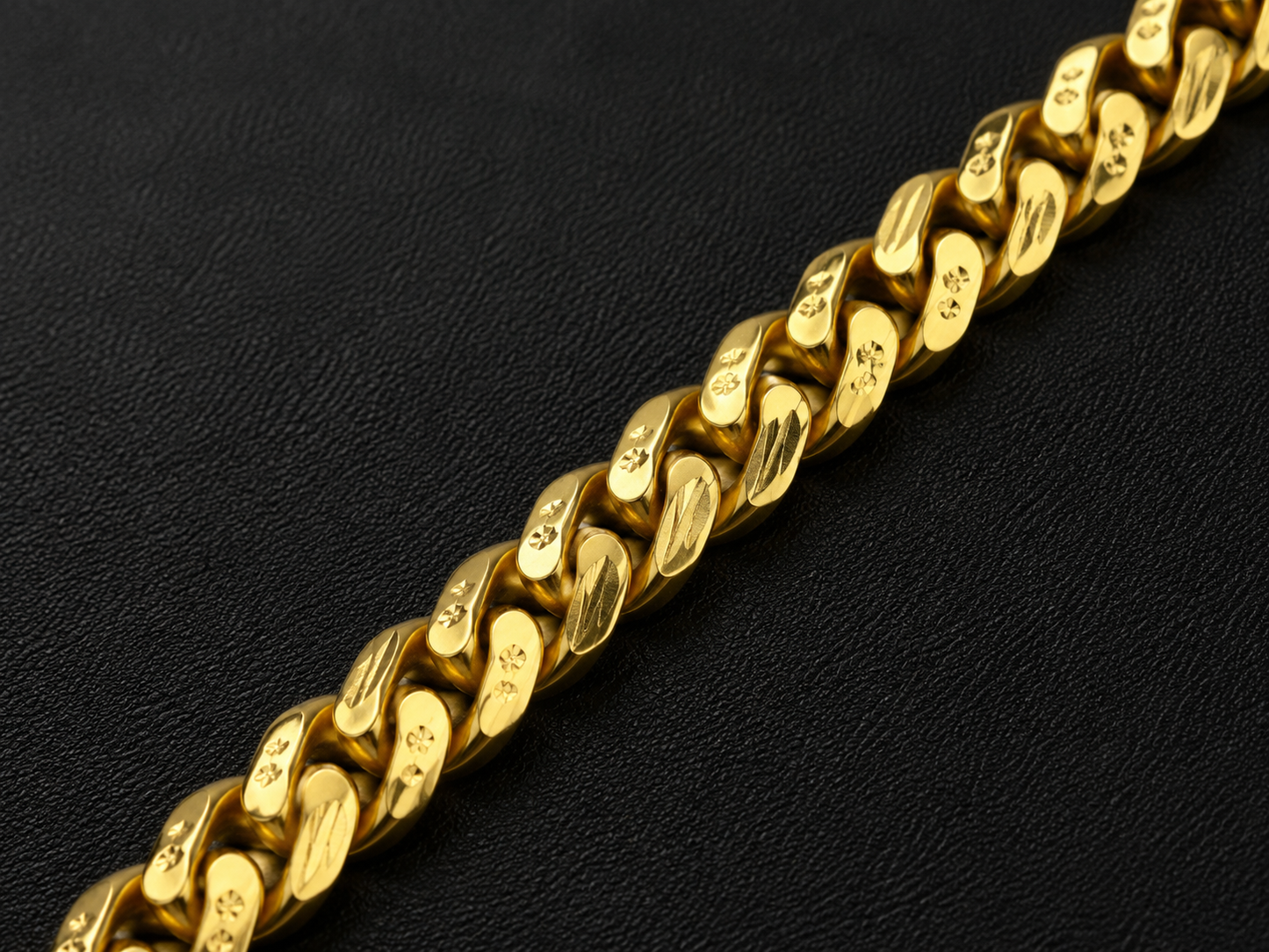 ROYAL CUBAN MICRO GOLD PLATED BRACELET FOR MEN | PREMIUM BRASS CUBAN LINK BRACELET