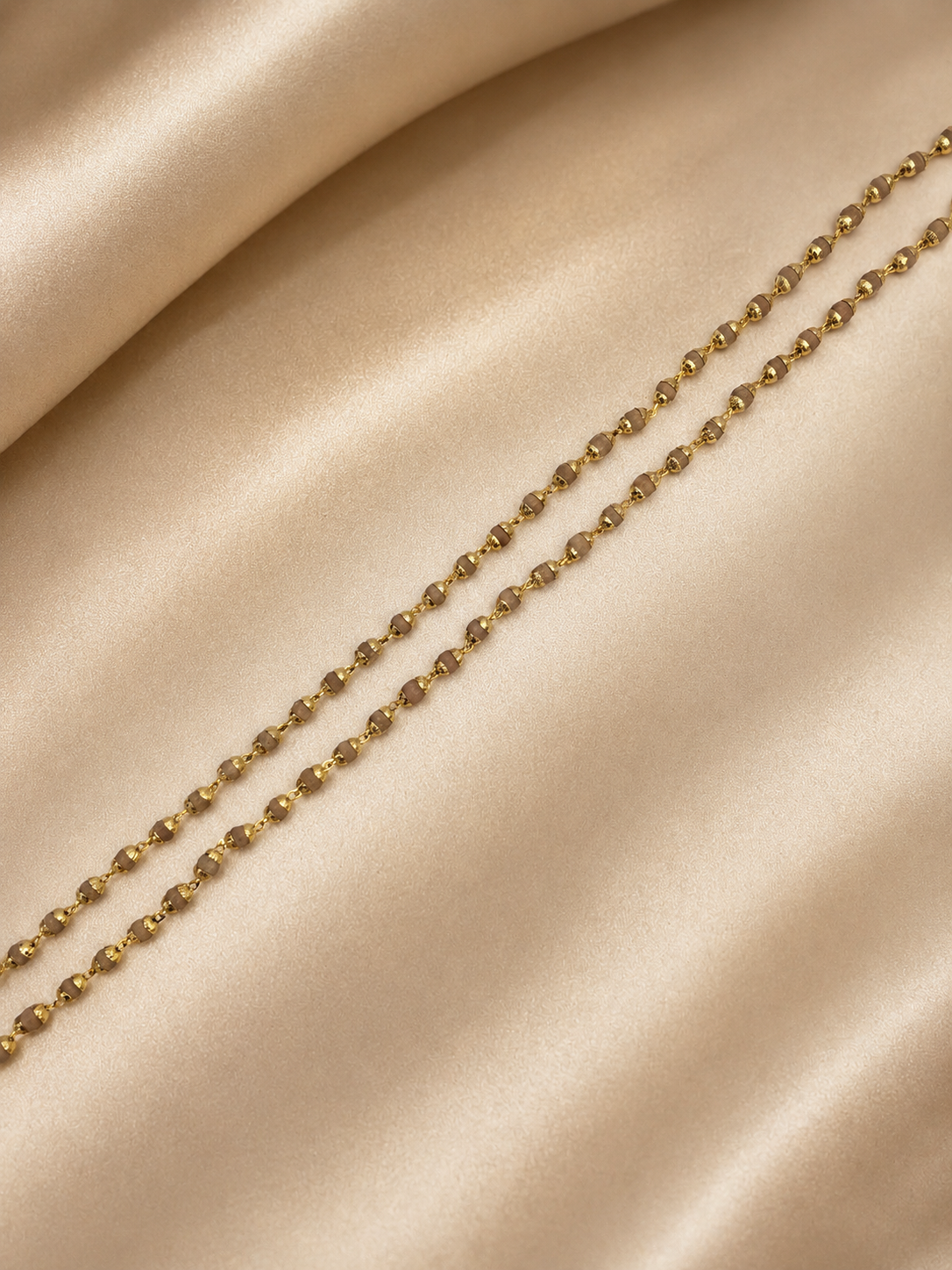 DIVINE TULSI MICRO GOLD PLATED MALA FOR MEN & WOMEN