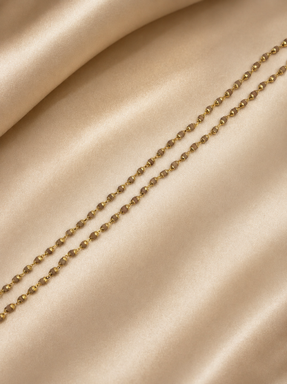 DIVINE TULSI MICRO GOLD PLATED MALA FOR MEN & WOMEN