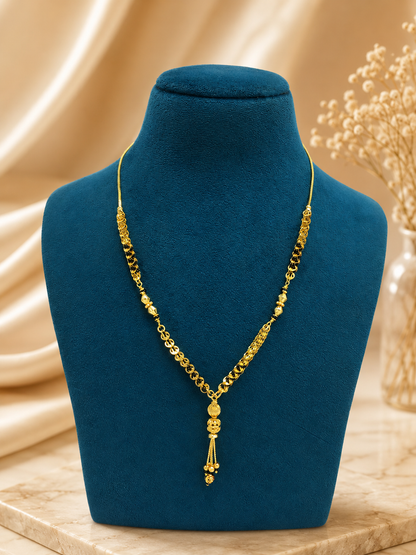SAUBHAGYA VALLI MICRO GOLD PLATED MANGALSUTRA FOR WOMEN | TRADITIONAL GOLD FINISH MANGALSUTRA