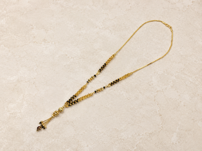 SAUBHAGYA VALLI MICRO GOLD PLATED MANGALSUTRA FOR WOMEN | TRADITIONAL GOLD FINISH MANGALSUTRA