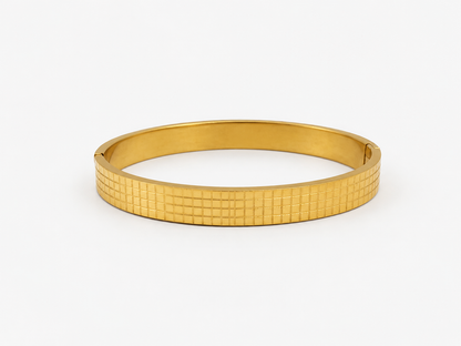 MICRO GOLD GRID TEXTURE MEN’S KADA