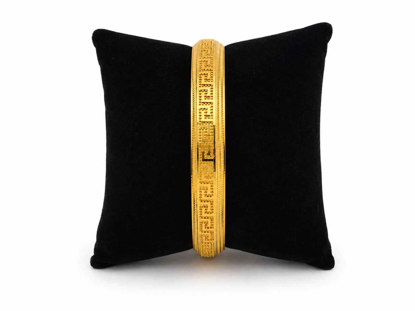 GREEK PATTERN GOLD MEN’S KADA
