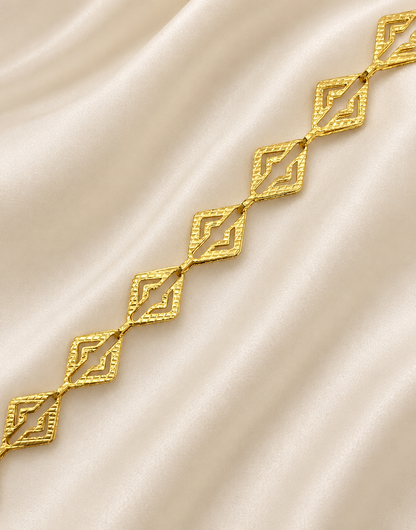GEOMETRIC AURA GOLD BRACELET
