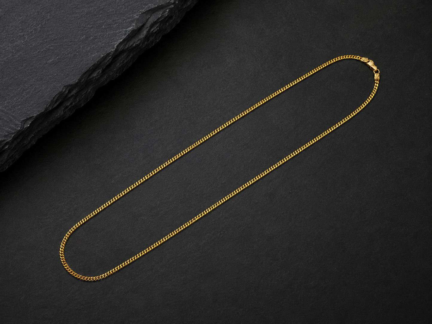 MONARCH SERPENT CUBAN MICRO GOLD PLATED CHAIN FOR MEN | PREMIUM BRASS CUBAN LINK CHAIN