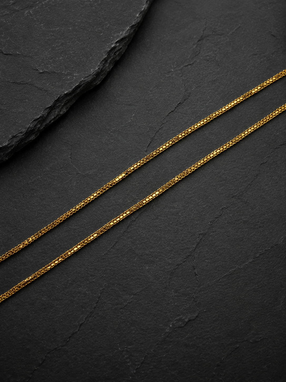 AURORA ROPE MICRO GOLD PLATED CHAIN FOR MEN | PREMIUM BRASS ROPE CHAIN
