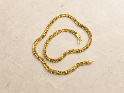 VIPER FLEX GOLD FINISH MEN'S CHAIN