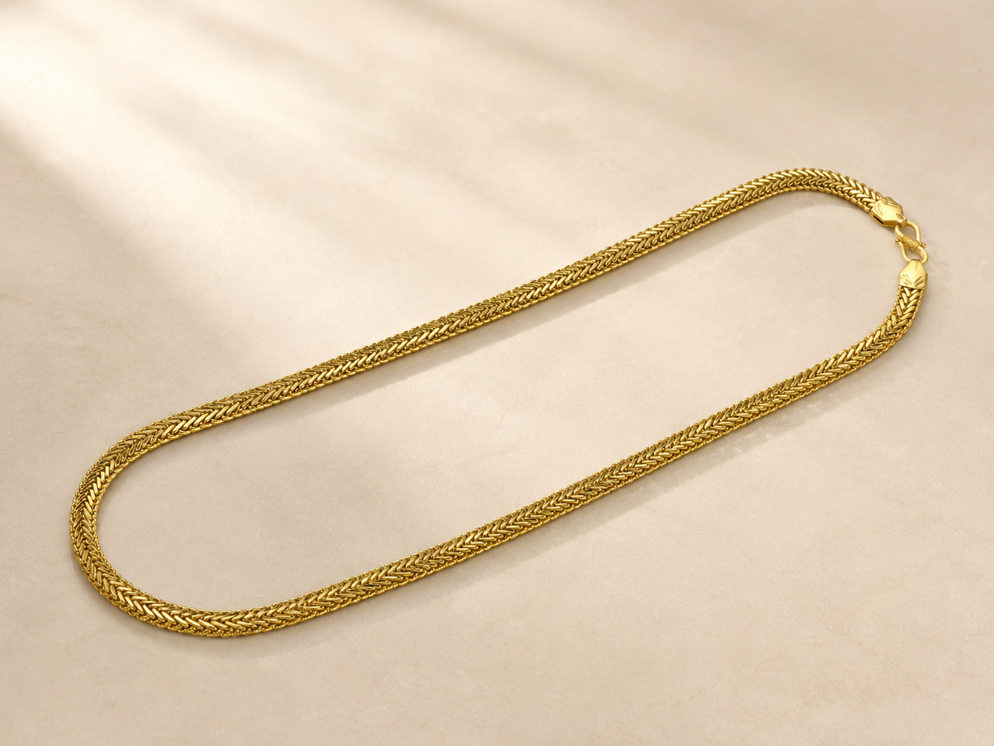 VIPER FLEX GOLD FINISH MEN'S CHAIN