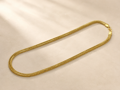 VIPER FLEX GOLD FINISH MEN'S CHAIN