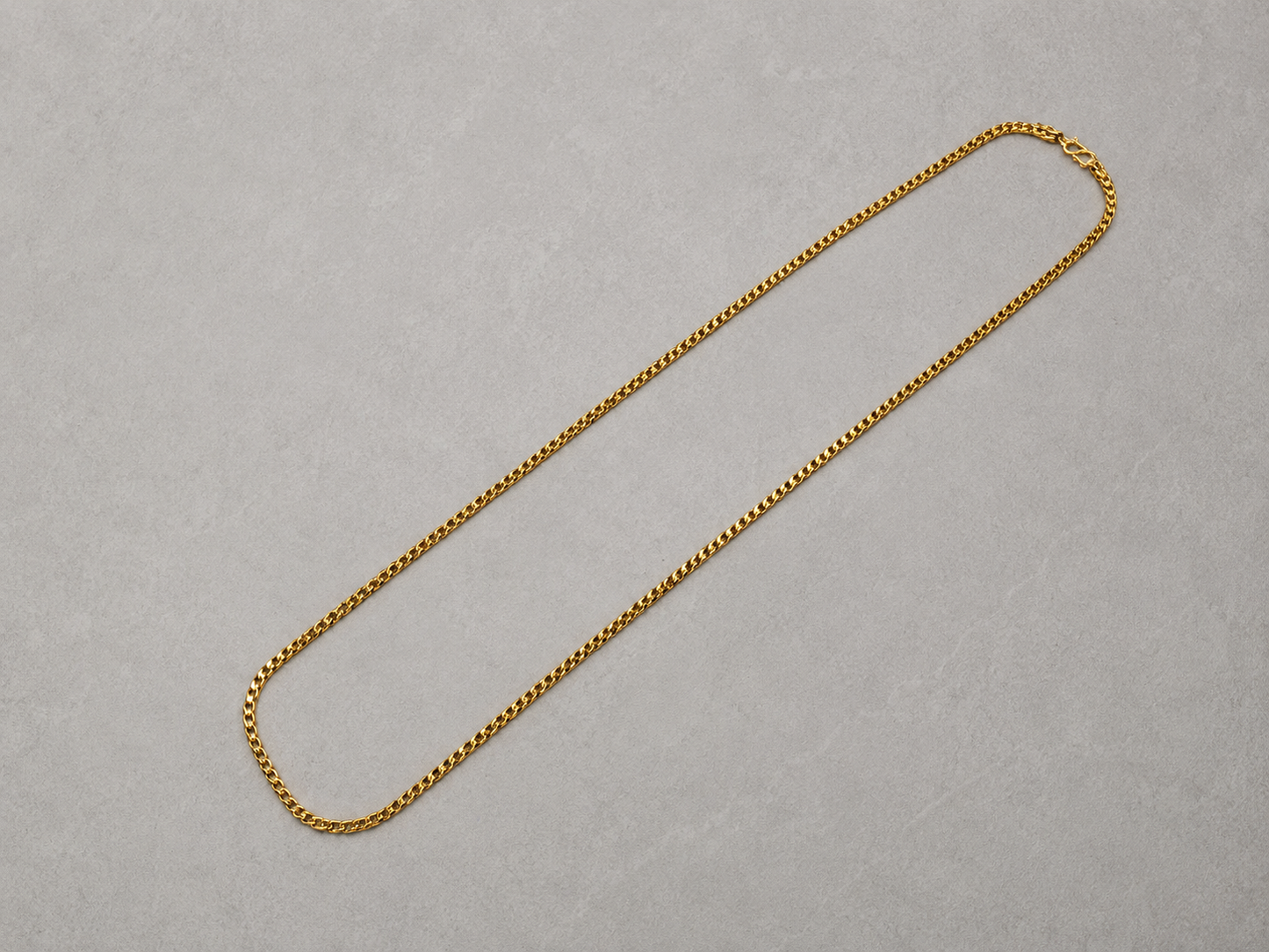 TITAN GRID BOX MICRO GOLD PLATED CHAIN FOR MEN | PREMIUM BRASS GOLD CHAIN