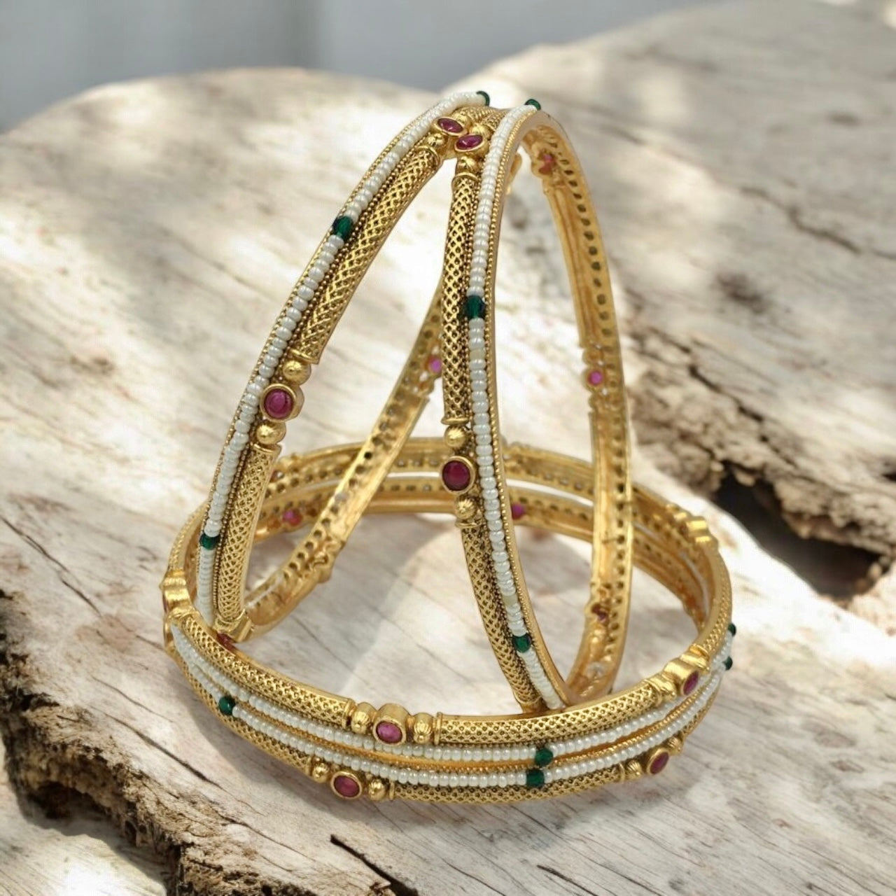 TANISHKA RAJWADI BRASS BANGLES