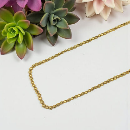 RITHAV GOLD 24 INCH MEN'S CHAIN