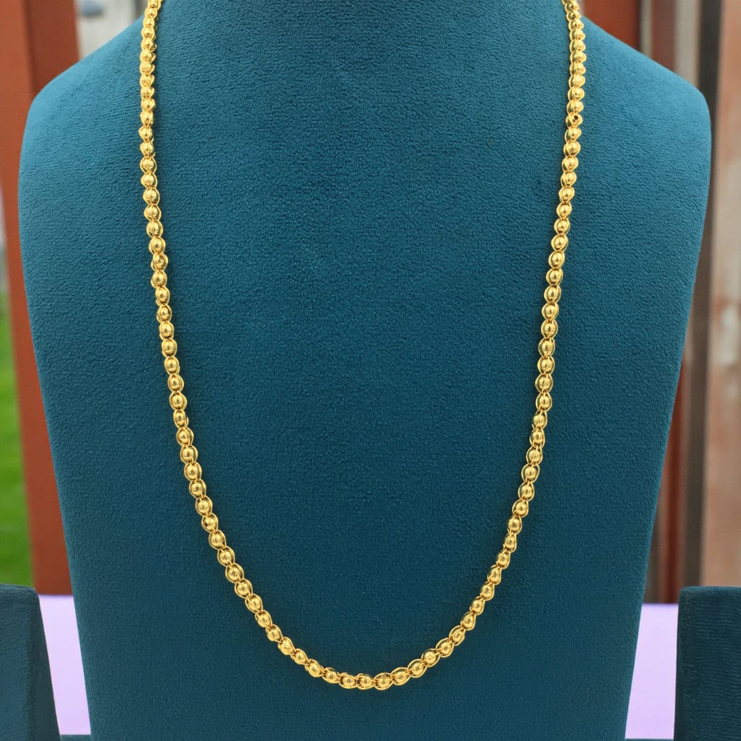 RITHAV GOLD 24 INCH MEN'S CHAIN