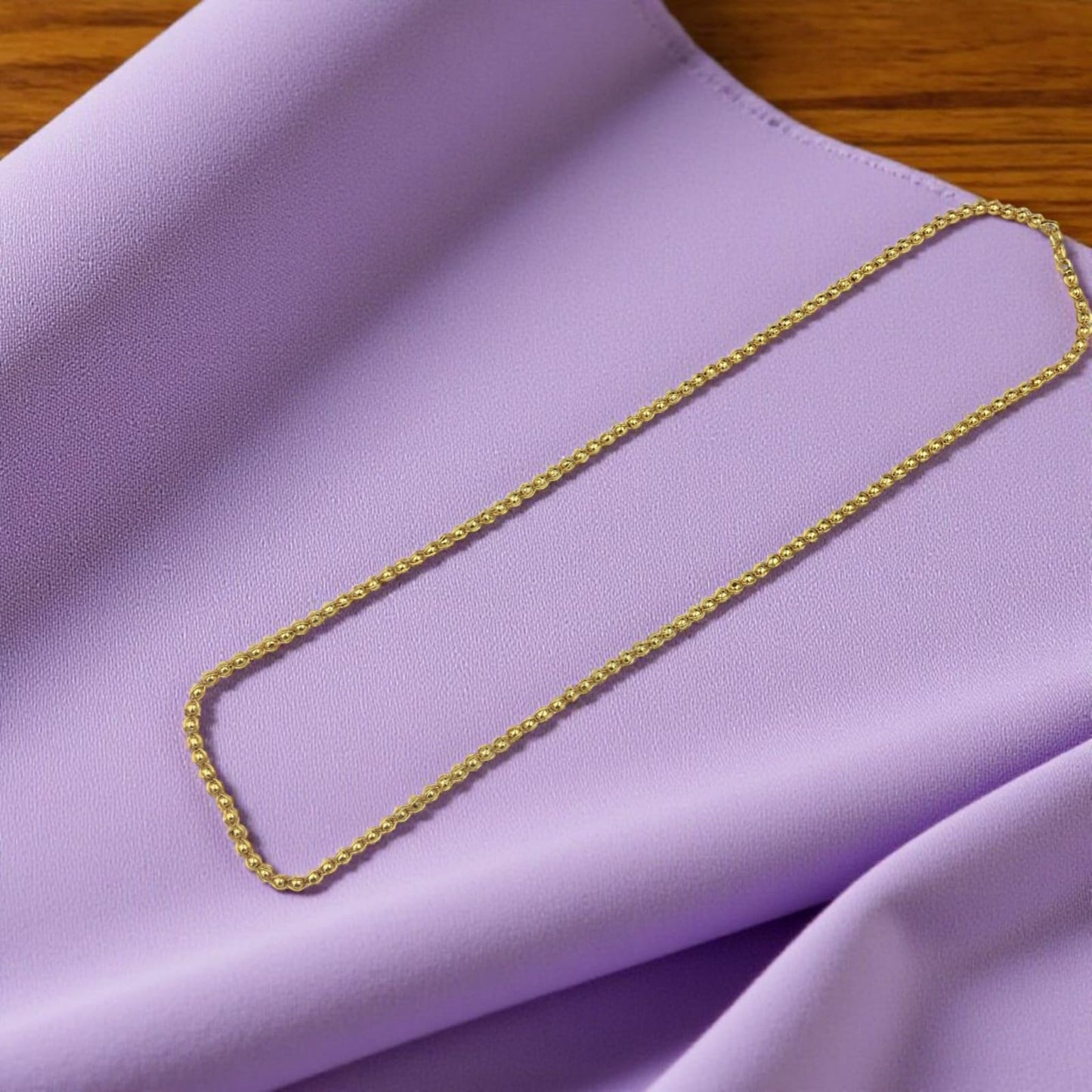 RITHAV GOLD 24 INCH MEN'S CHAIN