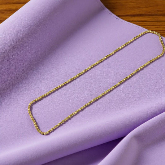 RITHAV GOLD 24 INCH MEN'S CHAIN