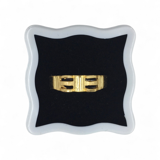 AURMEN URBAN GRID GOLD MEN'S RING
