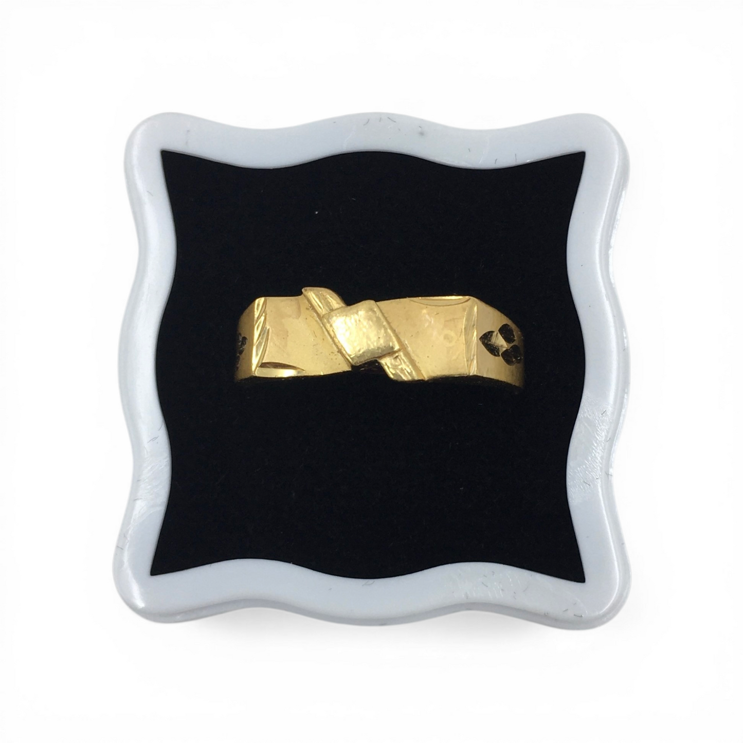 AURMEN EDGE STRIKE GOLD MEN'S RING