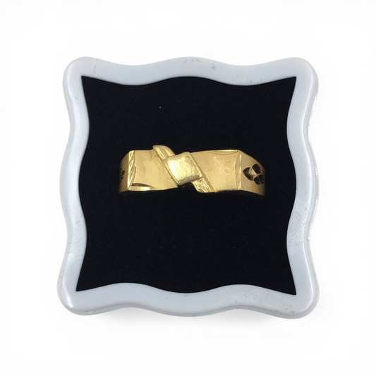 AURMEN EDGE STRIKE GOLD MEN'S RING