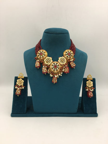 FELICIA KUNDAN NECKLACE SET
