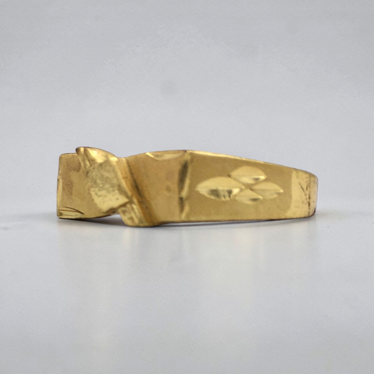 AURMEN EDGE STRIKE GOLD MEN'S RING