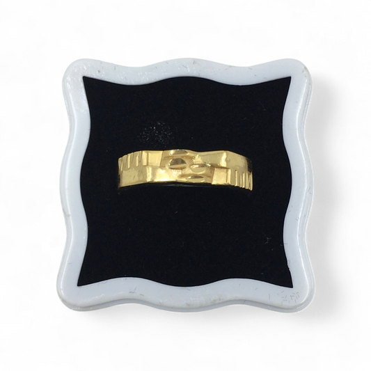 AURMEN OVAL EMPEROR GOLD MEN'S RING