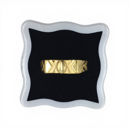 AURMEN CLASSIC CREST GOLD MEN'S RING