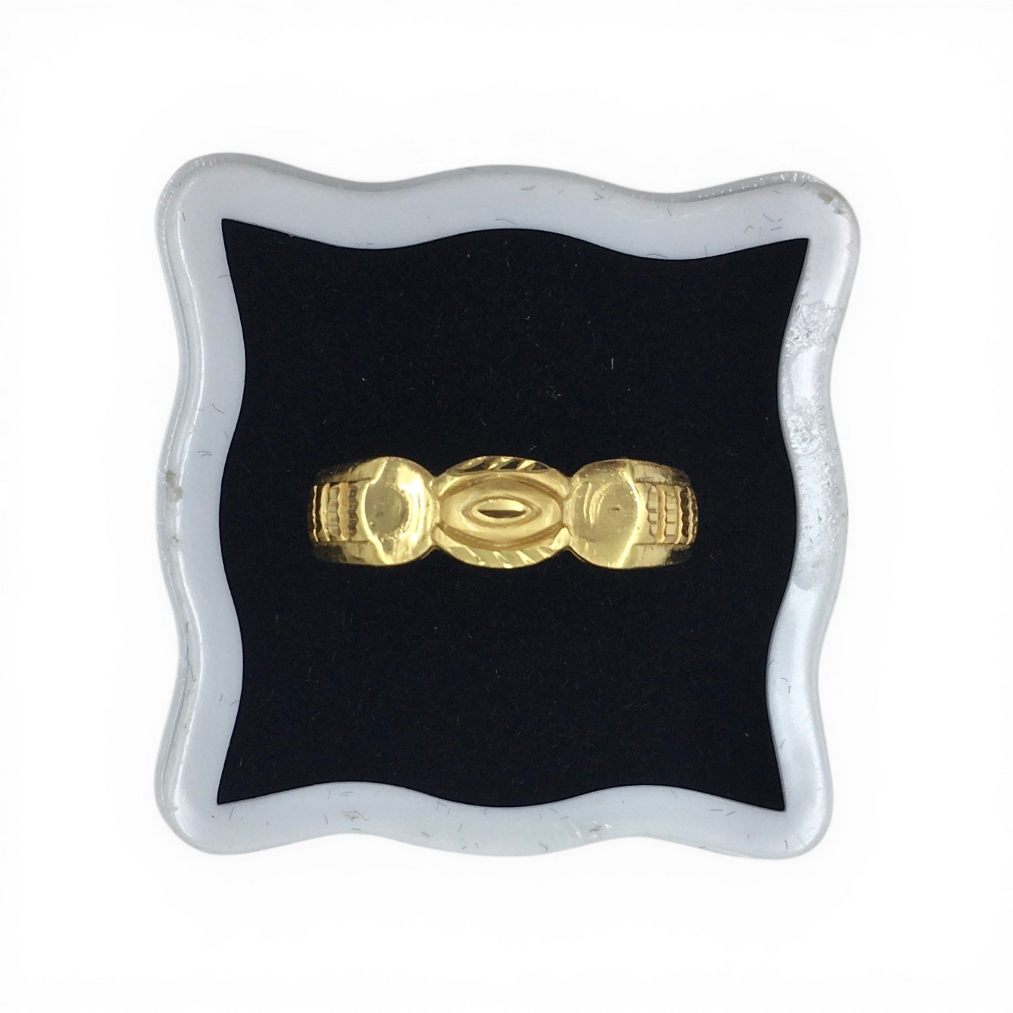 AURMEN REGAL OVAL GOLD MEN'S RING