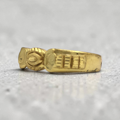AURMEN REGAL OVAL GOLD MEN'S RING