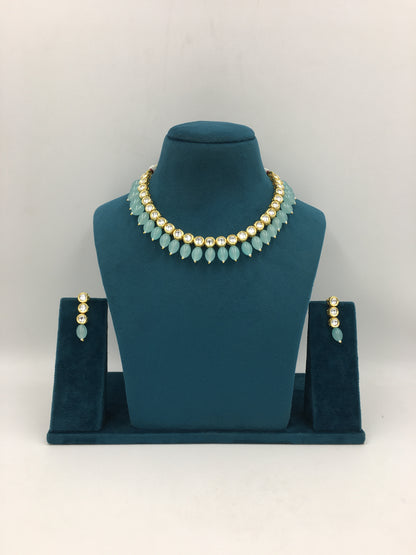 ZINNIA KUNDAN NECKLACE SET