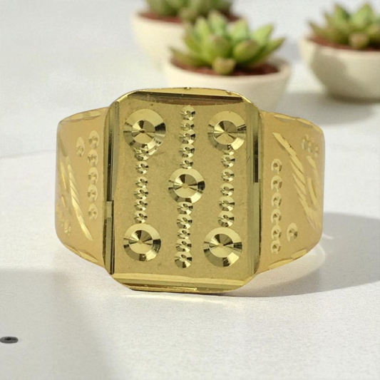 NAMISH  MICRO GOLD PLATED RING