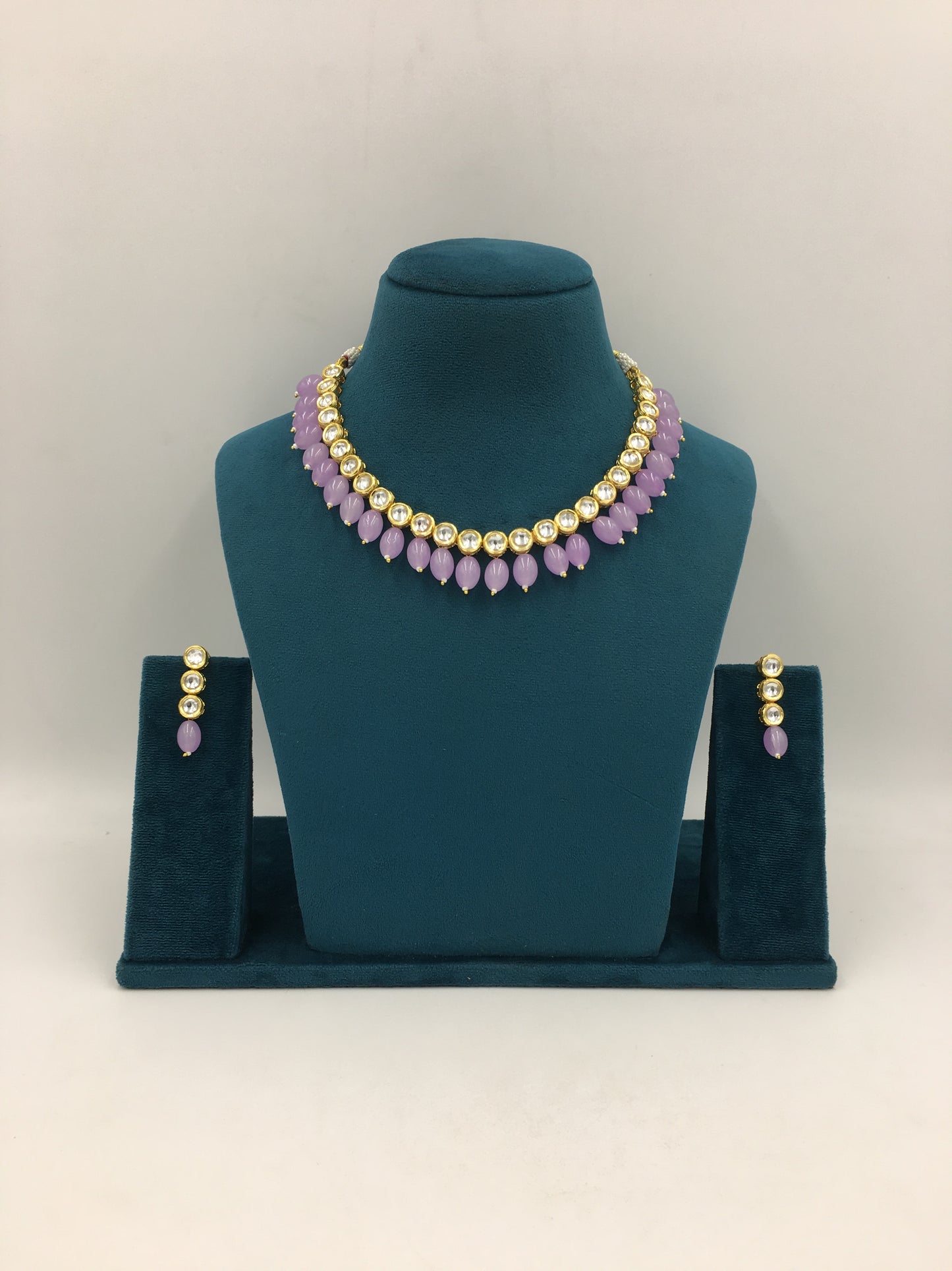 FIORA KUNDAN NECKLACE SET