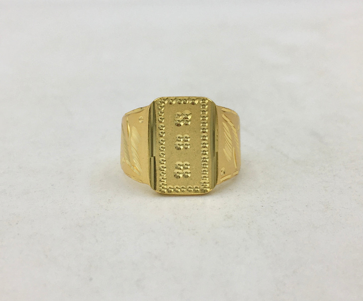GANESH MICRO GOLD PLATED RING