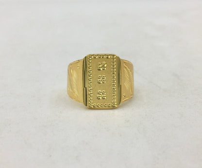 GANESH MICRO GOLD PLATED RING