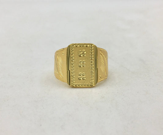 GANESH MICRO GOLD PLATED RING