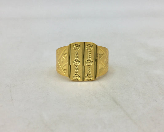 MICHAEL MICRO GOLD PLATED RING