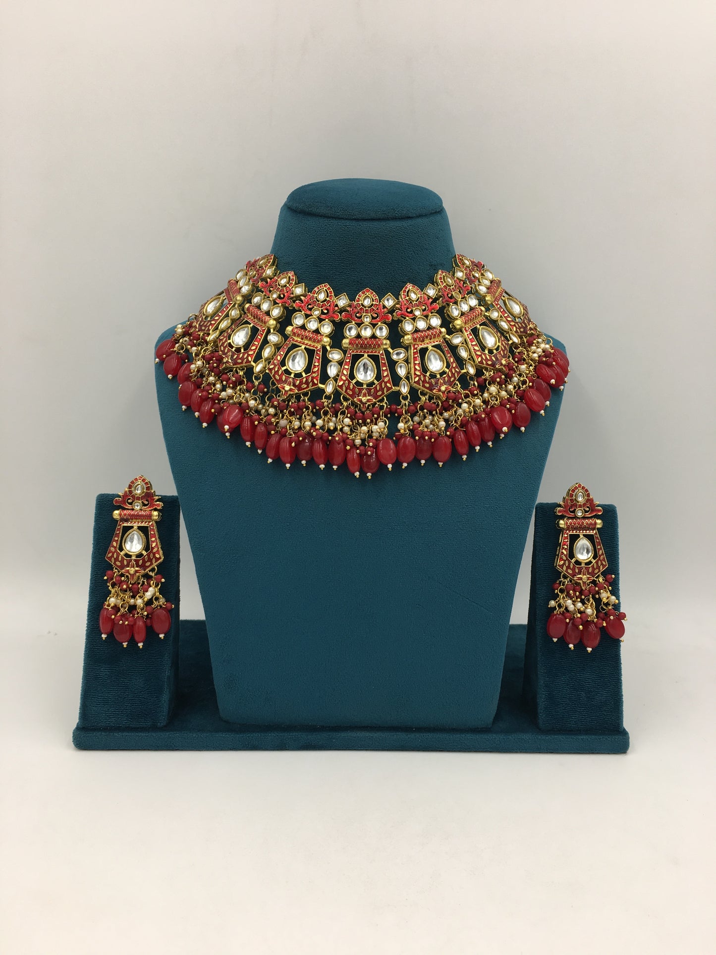 EVERLY KUNDAN NECKLACE SET