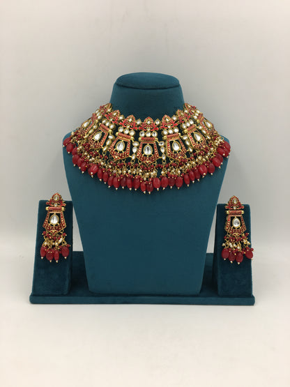 EVERLY KUNDAN NECKLACE SET